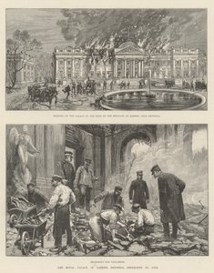 El Palacio Real de Laeken, Bruselas, destruido por el fuego